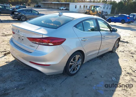 2017 Hyundai Elantra Limited z USA, uszkodzony, nr VIN KMHD84LF3HU068343